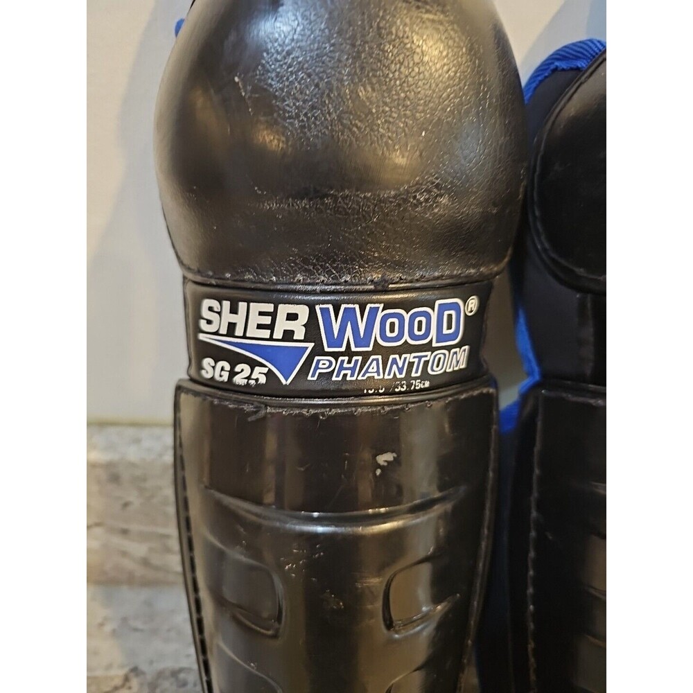 SHER-WOOD Phantom SG 25 Unisex Hockey Shin Pads - Picture 2 of 10